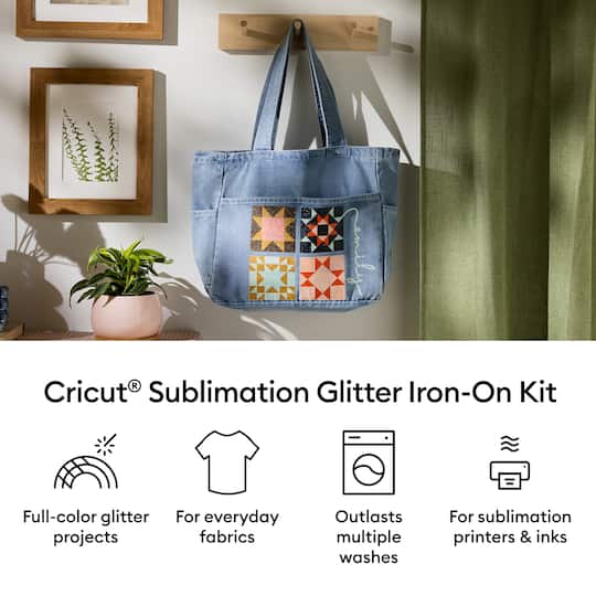 Cricut® Sublimation Glitter Iron-On Kit